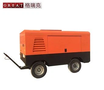 Портативный винт -компрессор, приводимый на двигатель